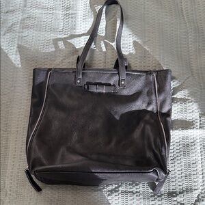 Candie's Pink Chevron Lined Bag